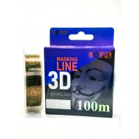 Волосінь ABORIGEN 3D MASKING LINE 100 m  0.35 mm