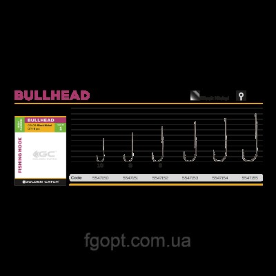 Крючок GC Bullhead №10 (10шт)