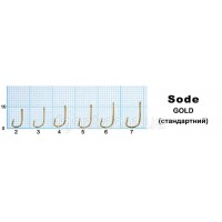 Крючок Оптимист Sode gold (стандартный) #4