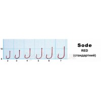 Крючок Оптимист Sode red (стандартный) #3