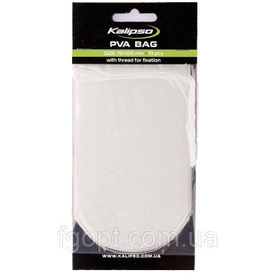 ПВА Пакет Kalipso PVA Bag 70*120mm с ниткой (10)