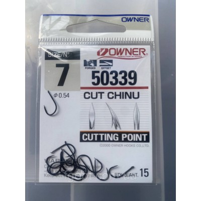 Крючок Owner 50339 Cut Chinu #7 (qty.15)