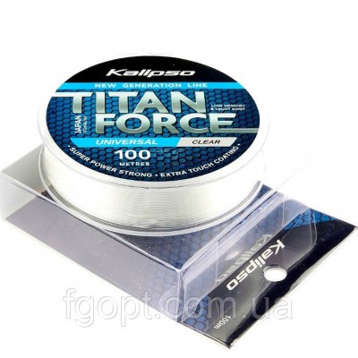 Леска Kalipso Titan Force Universal CL 100м 0.60мм