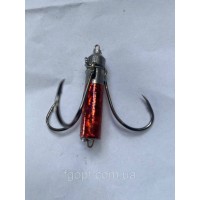 Блесна отвесная KillerZander 30g Red (лента)