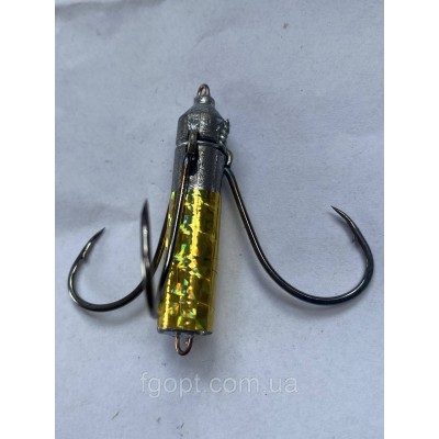 Блесна отвесная KillerZander 30g Gold (лента)