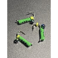 Мормышка Столбик со спилом ⌀1,5 Green шар хамелеон