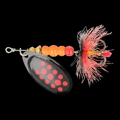 Блесна ZEOX Reactive №4 9г 010 BlackRed Dot NEW 2025