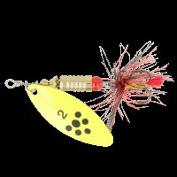 Блесна ZEOX Reactive Long №2 6г 012 FluoBlack Dot NEW 2025