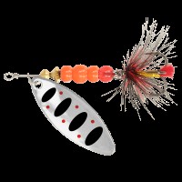 Блесна ZEOX Reactive Long №4 13г 008 SilverBlack Dot NEW 2025