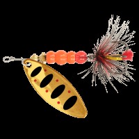 Блесна ZEOX Reactive Long №3 10г 009 GoldBlack Dot NEW 2025