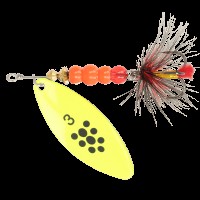 Блесна ZEOX Reactive Long №3 10г 012 FluoBlack Dot NEW 2025
