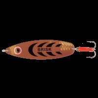 Блесна ZEOX Brisk №1 12г 015B Copper NEW 2025