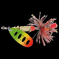 Блесна ZEOX Dominator №3 6г 015 Fluo TigerBlack Dot NEW 2025