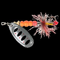 Блесна ZEOX Dominator №4 9г 008 SilverBlack Dot NEW 2025