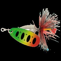 Блесна ZEOX Furor №3 6г 015 Fluo TigerBlack Dot NEW 2025