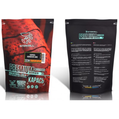 Прикормка Interkrill Премиум Карась-Конопля-Аніс 1кг Прикормка Interkrill Премиум Карась-Конопля-Аніс 1кг