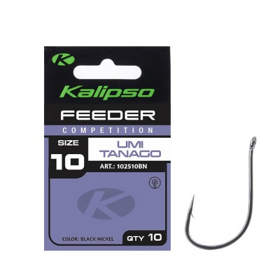 Крючки Kalipso Feeder competition umi tanago 102510BN №10(10)