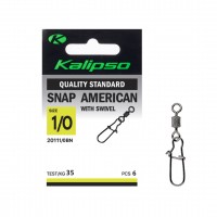 Застежка Kalipso Snap American with swivel-201110BN №10 (6)