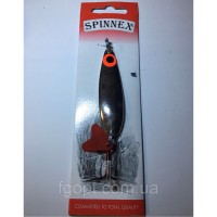 Блесна Spinnex Krocodile 16g silver red eye