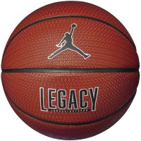 Мяч баскетбольный Nike JORDAN LEGACY 2.0 8P DEFLATED AMBER/BLACK/METALLIC SILVER/BLACK размер 7 J.100.8253.855.07 (Оригинал)