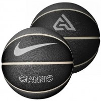 Мяч баскетбольный Nike Giannis All Court black/gray size 7