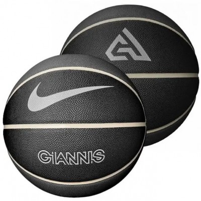 Мяч баскетбольный Nike Giannis All Court black/gray size 7