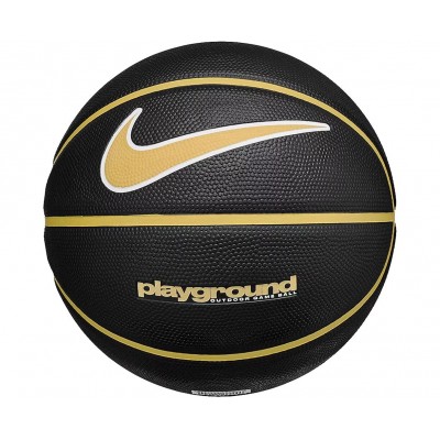 Мяч баскетбольный  EVERYDAY PLAYGROUND 8P GRAPHIC DEFLATED BLACK/INFINITE GOLD/WHITE размер 7 N.100.4371.015.07 (Оригинал)