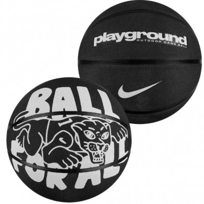 Мяч баскетбольный Nike Everyday Playground 8P GRAPHIC DEFLATED BLACK/WHITE размер 7 (Оригинал)