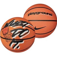 Мяч баскетбольный Nike Everyday Playground 8P GRAPHIC DEFLATED AMBER/WHITE/BLACK/BLACK размер 6