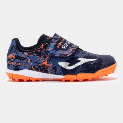 Сороконожки детские Joma SUPER COPA темно синий, оранжевый Дет 34 размер SCJW2403TFV (Оригинал)