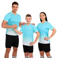 Форма футбольная комплект LIDONG Бирюзово-чорный 4XS-2XL D-8853-1
