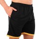 Форма футбольная комплект LIDONG Салатово-чорный 4XS-2XL D-8866-2