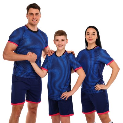 Форма футбольная комплект LIDONG Темно-синий 4XS-2XL D-8866-3