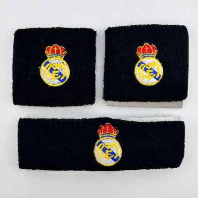 Набор напульсник и повязка на голову Real Madrid GH-306