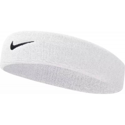 Повязка на голову Nike SWOOSH HEADBAND белая N.NN.07.101.OS (Оригинал)