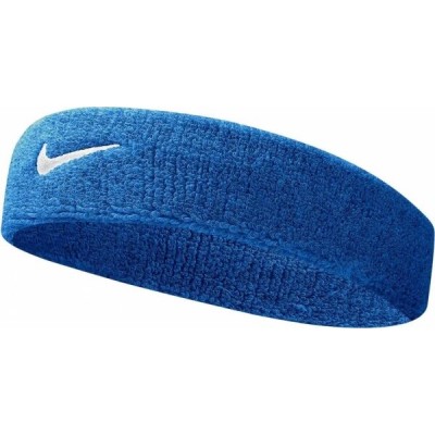 Повязка на голову Nike SWOOSH HEADBAND ROYAL BLUE/WHITE N.NN.07.402.OS (Оригинал)