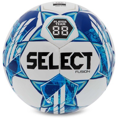 Мяч футбол Select Fusion v23 №5 белый-синий 385416-962 (Оригинал)
