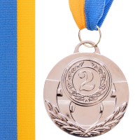 Медали с лентой 2 место 5см C-4842-2