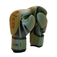 Перчатки боксерские Power 10oz GB-019-10-BKHAKI