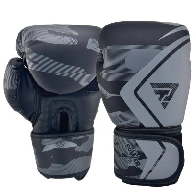 Перчатки боксерские Power 8oz GB-017-8-BGREY