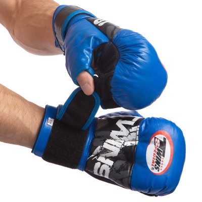 Перчатки для рукопашного боя TWN MMA-0275 синий