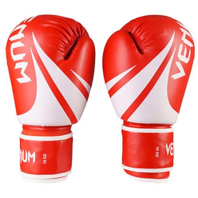 Перчатки боксерские Venum 12oz красный