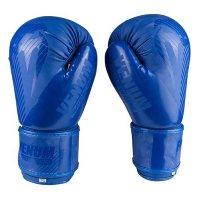 Перчатки боксерские Venum 12oz синий матовый