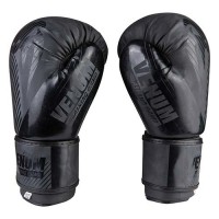 Перчатки боксерские Venum 12oz черный матовый 2955-12BK