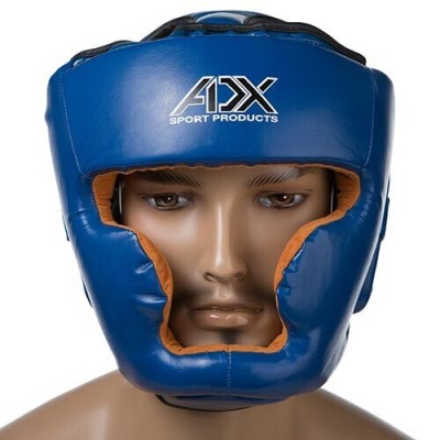 Шлем боксерский ADX закрытый ADX475 синий
