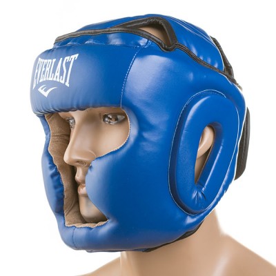 Шлем боксерский EVL закрытый EVF-475R синий