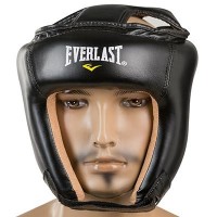 Шлем боксерский EVL открытый EVF-450BK Черный