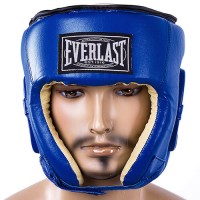 Шлем боксерский EVL открытый EVS-480BL синий