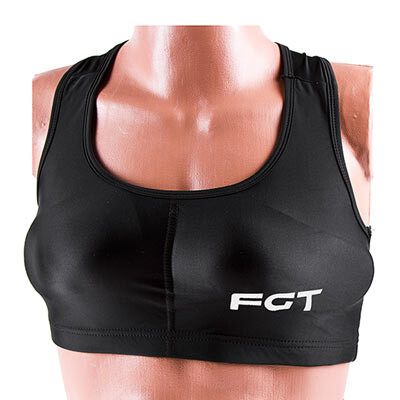 Защита груди женская FGT для единоборств черный
