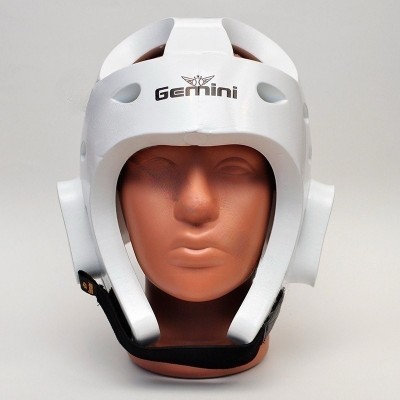 Шлем защитный для тхэквондо WTF Gemini GS-3602 белый